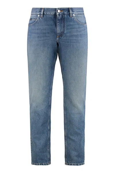 Dolce & Gabbana Regular Fit Jeans In Blue