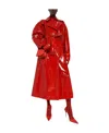 Dolce & Gabbana Dolce  Gabbana Regular Fit Trench Coat In Red