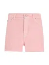 Dolce & Gabbana Regular Rise Flared Denim Shorts Clothing In Multicolor