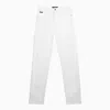 Dolce & Gabbana Jeans With Cut Out Embroidery In White
