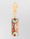 Dolce & Gabbana Resin And Metal Keychain With Gold-tone Hardware