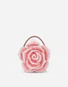 Dolce & Gabbana Resin Rose-design Dolce Box Bag In Multicolor