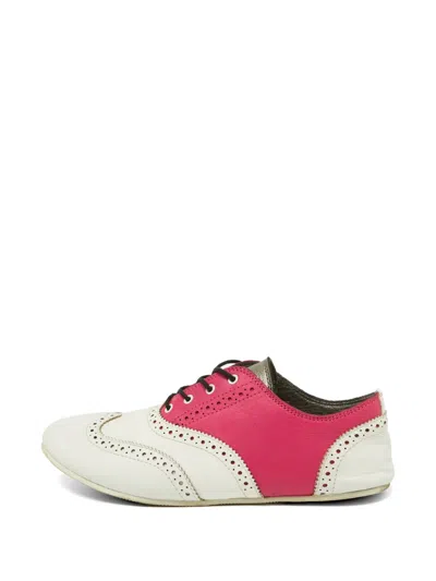 Pre-owned Dolce & Gabbana Retro-inspired Sneakers In White
