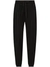 Dolce & Gabbana Canvas Pant With Back Pockets And Front Pleats In Black