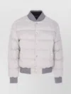 Dolce & Gabbana Reversible Flannel Outerwear Bomber Jackets Grey In White