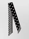 Dolce & Gabbana Cotton Headscarf With Striped And Polka-dot Print (6x100)