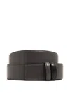 Dolce & Gabbana Reversible Strap Belt In Black