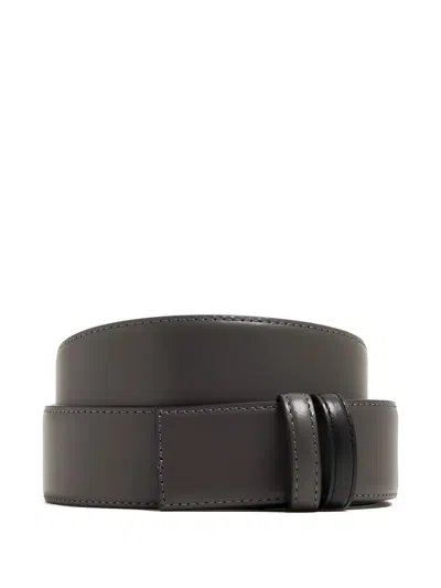 Dolce & Gabbana Reversible Strap Belt In Black