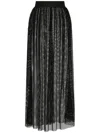 Dolce & Gabbana Rhinestone-embellished A-line Skirt In Schwarz