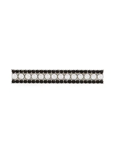 Dolce & Gabbana Rhinestone-embellished Tie Clip In Silver