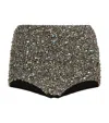 Dolce & Gabbana Rhinestone High-rise Shorts