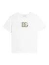 Dolce & Gabbana Jersey T-shirt With Dg Logo In White