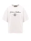 Dolce & Gabbana Monogram Embroidered Crewneck T-shirt