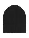 Dolce & Gabbana Knitted Wool And Cashmere Hat In Black
