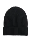 Dolce & Gabbana Ribbed-knit Turn-up Beanie In Black