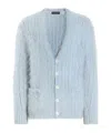 Dolce & Gabbana Wool Turtleneck Pullover In Blue