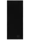 Dolce & Gabbana Ribbed Cashmere Scarf In Black