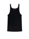 DOLCE & GABBANA RIBBED COTTON TANK TOP