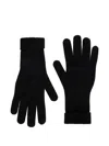 Dolce & Gabbana Cashmere Knit Gloves In Black