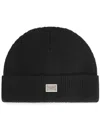Dolce & Gabbana Ribbed-knit Beanie Hat In Black