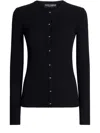 Dolce & Gabbana Long Sleeve Knitted Cardigan In Black