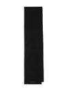Dolce & Gabbana Wool Knitted Scarf In Black