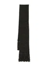 Dolce & Gabbana Ribbed-knit Scarf In S0983 Green