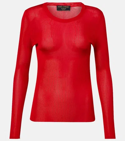 Dolce & Gabbana Ribbed-knit Sweater