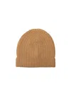 Dolce & Gabbana Ribbed-knit Turn-up Beanie In Nude