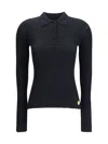 Dolce & Gabbana Ribbed Polo Sweater