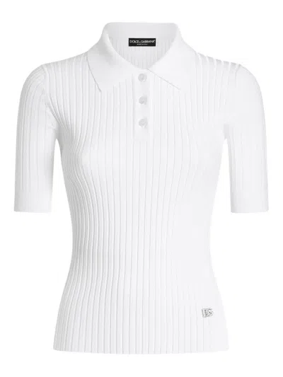 Dolce & Gabbana Geripptes Poloshirt