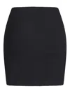Dolce & Gabbana Ribbed Skirt In Black