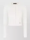 Dolce & Gabbana Ribbed Stretch Viscose Blend Cardigan With Long Sleeves