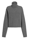 Dolce & Gabbana Ribbed Sweater In Gray