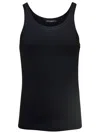 Dolce & Gabbana 'tank Top With Dg Embroidery In Black