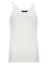Dolce & Gabbana Ribbed Tank Top In White