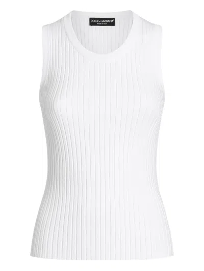 DOLCE & GABBANA RIBBED TOP