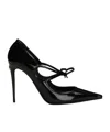 Dolce & Gabbana Mun Bow-embellished Patent Leather Pumps In Black