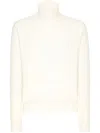 Dolce & Gabbana Wool Turtle-neck Sweater In Neutrals