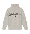 Dolce & Gabbana Roll-neck Logo Sweater (8-12+ Years)