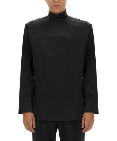 Dolce & Gabbana Roll-neck Sweater In Black