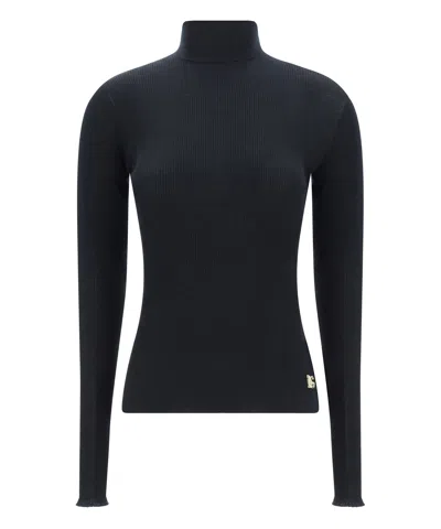 Dolce & Gabbana Roll-neck Sweater In Black