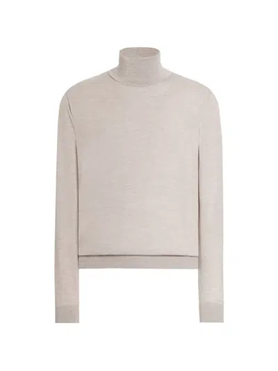 Dolce & Gabbana Roll-neck Sweater In Neutral