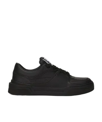DOLCE & GABBANA DOLCE  GABBANA ROMA LOGO-PATCH LOW-TOP SNEAKERS