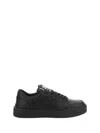 Dolce & Gabbana New Roma Sneakers In Nappa Leather In Nero