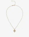 Dolce & Gabbana Romance Necklace In Yellow Gold With Pearls Gold Female Onesize In Gold