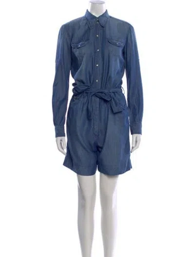 Pre-owned Dolce & Gabbana Romper In Blue