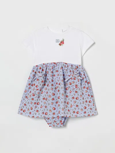 Dolce & Gabbana Babies' Romper  Kids Color Multicolor In Blue