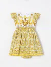 DOLCE & GABBANA ROMPER DOLCE & GABBANA KIDS COLOR YELLOW,f81314003