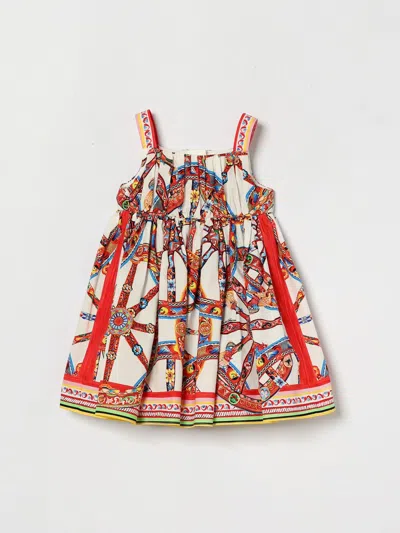 Dolce & Gabbana Babies'  Romper Kids Color White In Multi
